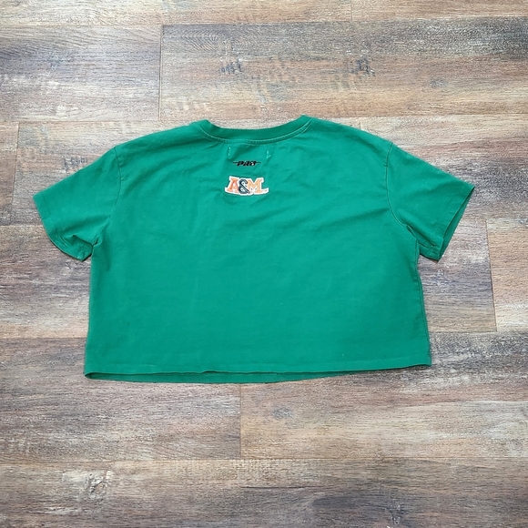 FLORIDA A&M UNIVERSITY WOMANS CROP STRETCH T- SHIRT SIZE SMALL - Picture 6 of 10
